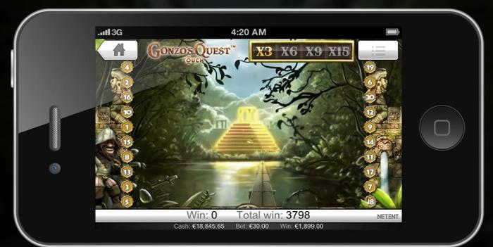 Gonzo's Quest Mobile Version